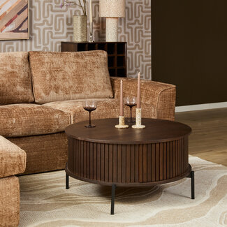 Starfurn Salontafel Madison Brown | 80 cm | Rond