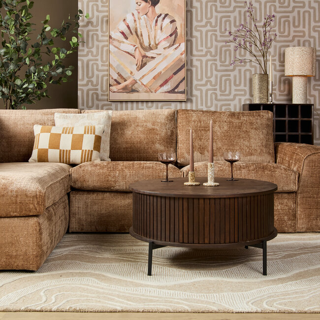 Starfurn Salontafel Madison Brown | 80 cm | Rond