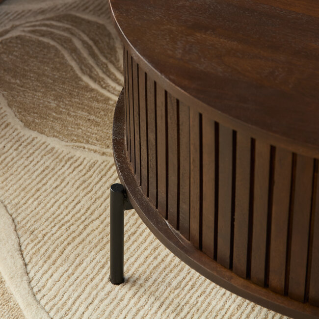 Starfurn Salontafel Madison Brown | 80 cm | Rond