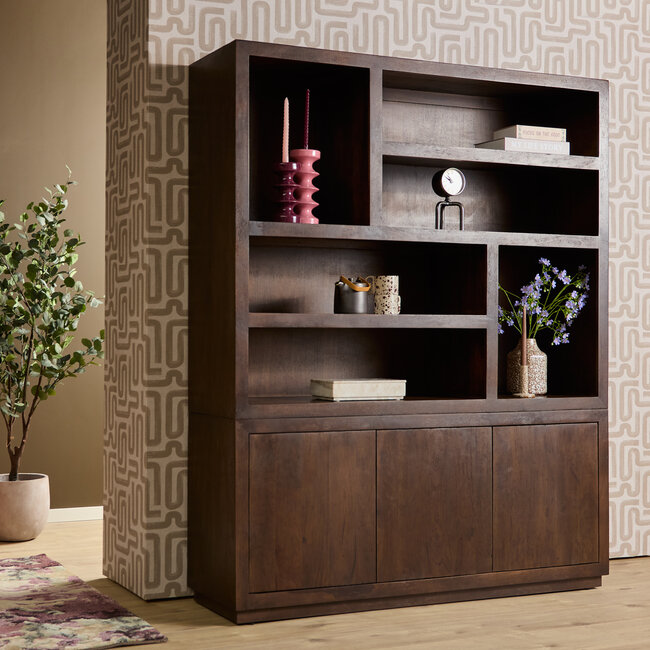 Starfurn Vakkenkast Brussel Brown XL | 160 cm