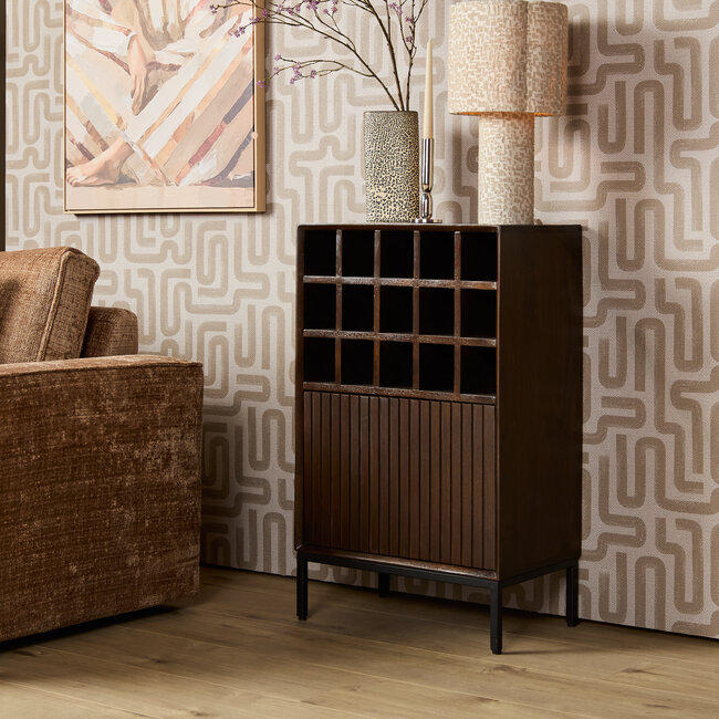 Starfurn Wijnkast Madison Brown | 55 cm