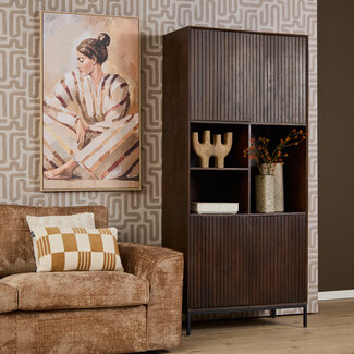 Starfurn Vakkenkast Madison Brown | 90 cm