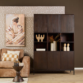 Starfurn Vakkenkast Madison XL Brown| 135 cm