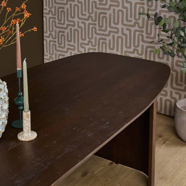 Starfurn Eettafel Maré Brown 300 cm | Massief Mangohout – Starfurn