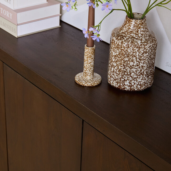 Starfurn Dressoir Brussel Brown 200 cm | Mangohout & Push-to-Open – Starfurn