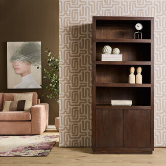Starfurn Boekenkast Brussel Brown | 90 cm