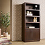 Starfurn Boekenkast Brussel Brown 90 cm | Mangohout & Push-to-Open – Starfurn
