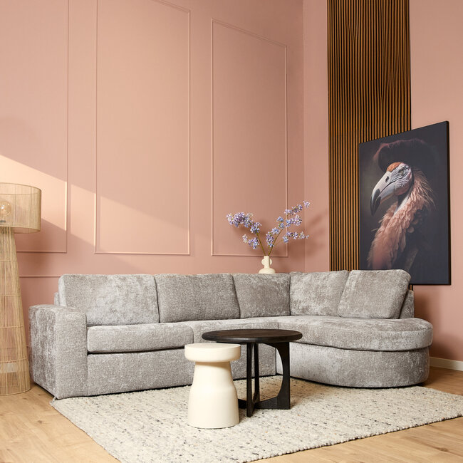 MySofa Hoekbank Alma | Greige | 2,5 zits + Divan Rechts