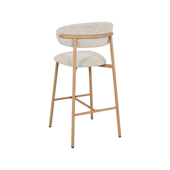 Label51 Barkruk Kaito - Beige - Prestige - Laag