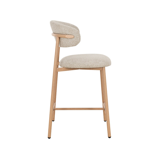 Label51 Barkruk Kaito - Beige - Prestige - Laag