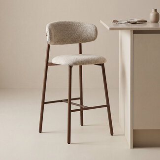 Label51 Barkruk Kaito - Beige - Prestige - Laag