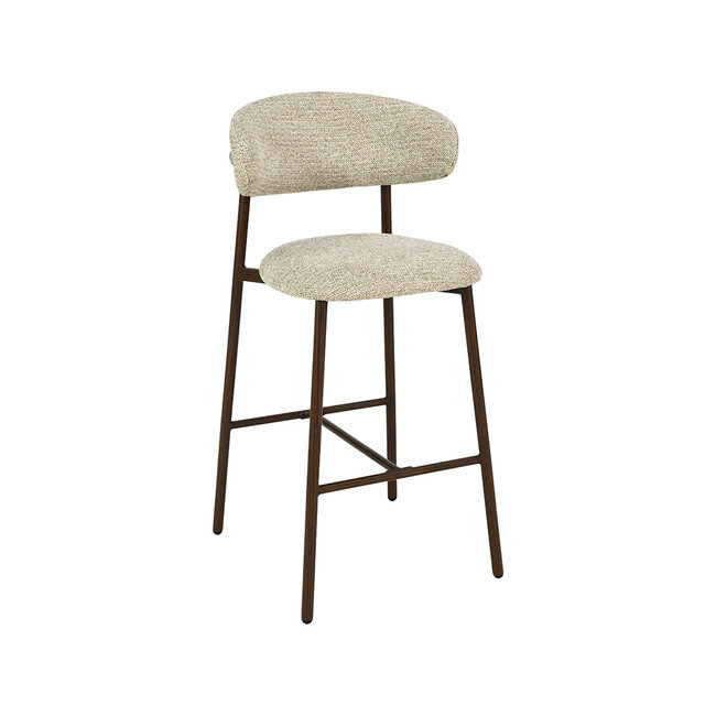 Label51 Barkruk Kaito - Beige - Prestige - Laag