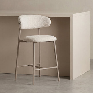 Label51 Barkruk Kaito - Naturel - Prestige - Laag
