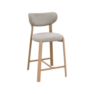 Label51 Barkruk Mika - Beige - Prestige - Laag