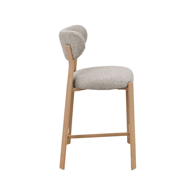 Label51 Barkruk Mika - Beige - Prestige - Laag