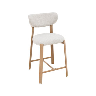 Label51 Barkruk Mika - Naturel - Prestige - Naturel frame
