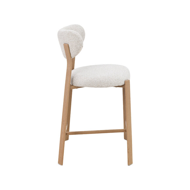Label51 Barkruk Mika - Naturel - Prestige - Naturel frame