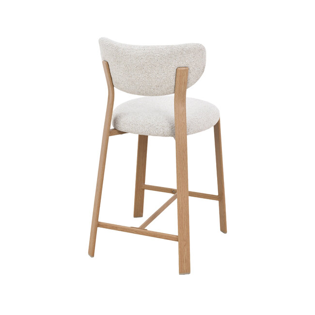 Label51 Barkruk Mika - Naturel - Prestige - Naturel frame