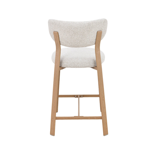 Label51 Barkruk Mika - Naturel - Prestige - Naturel frame