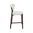 Label51 Barkruk Mika - Naturel - Prestige - Donkerbruin frame