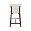Label51 Barkruk Mika - Naturel - Prestige - Donkerbruin frame
