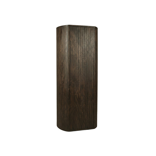 Label51 Bergkasten Miya - Espresso - Mangohout - 140 cm - Rechts