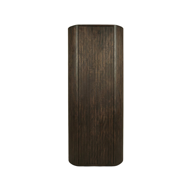 Label51 Bergkasten Miya - Espresso - Mangohout - 160 cm - Rechts