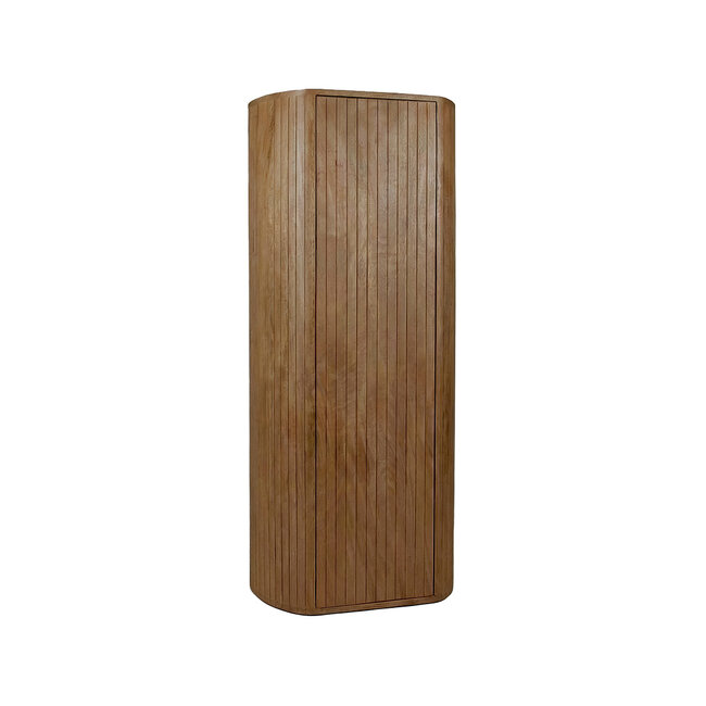 Label51 Bergkasten Miya - Natural - Mangohout - 160 cm - Rechts