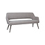Label51 Eetkamerbanken Sunray - Mushroom Boucle - 190 cm - Brons metaal