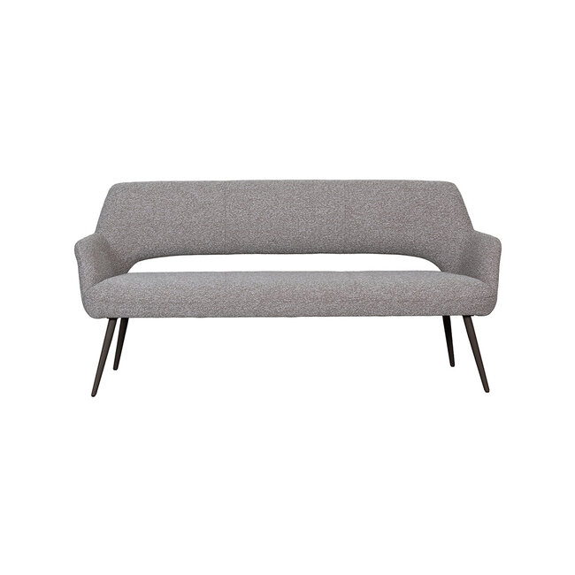 Label51 Eetkamerbanken Sunray - Mushroom Boucle - 190 cm - Brons metaal