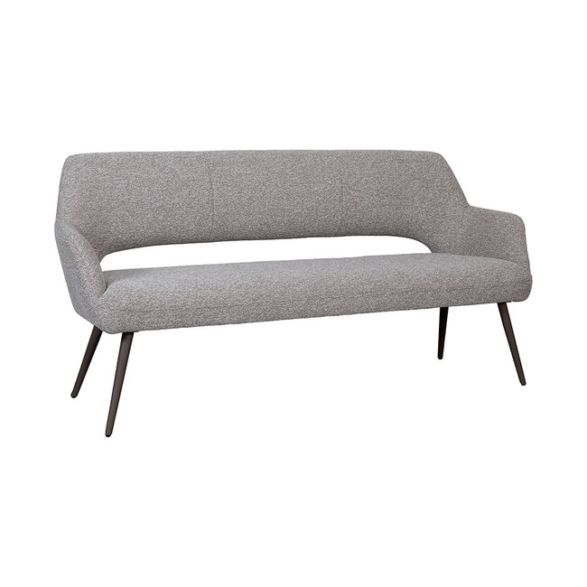 Label51 Eetkamerbanken Sunray - Mushroom - Boucle - 220 cm