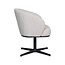 Label51 Eetkamerstoel Cannes - Naturel - Boucle - Zwart Metalen Frame