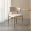 Label51 Eetkamerstoel Kaito - Naturel - Naturel Frame