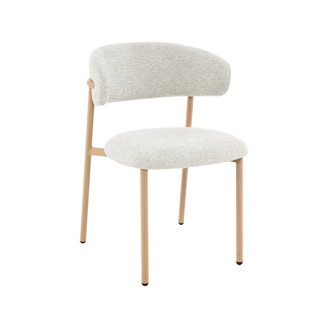Label51 Eetkamerstoel Kaito - Naturel - Naturel Frame