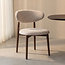 Label51 Eetkamerstoel Kyoto - Beige - Walnoot Frame