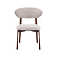Label51 Eetkamerstoel Kyoto - Beige - Walnoot Frame