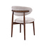 Label51 Eetkamerstoel Kyoto - Beige - Walnoot Frame