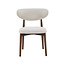 Label51 Eetkamerstoel Kyoto - Naturel - Walnoot Houten Frame