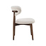Label51 Eetkamerstoel Kyoto - Naturel - Walnoot Houten Frame