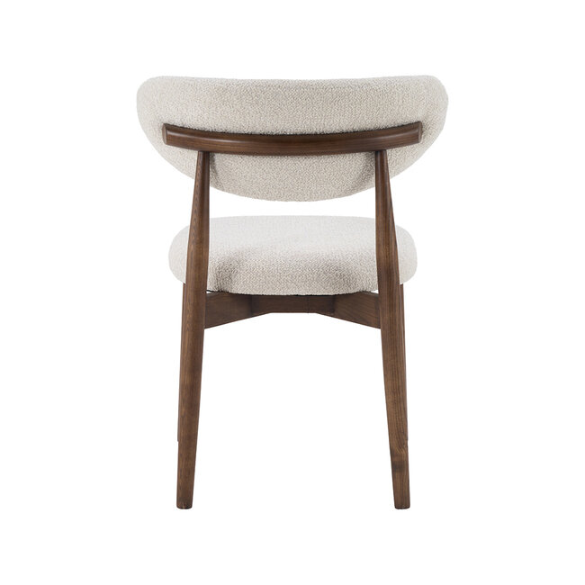 Label51 Eetkamerstoel Kyoto - Naturel - Walnoot Houten Frame