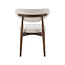 Label51 Eetkamerstoel Kyoto - Naturel - Walnoot Houten Frame