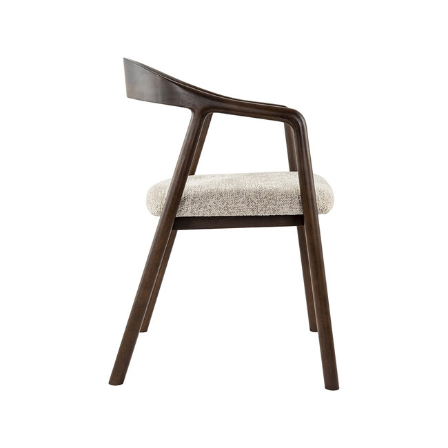 Label51 Eetkamerstoel Lone - Beige - Geweven