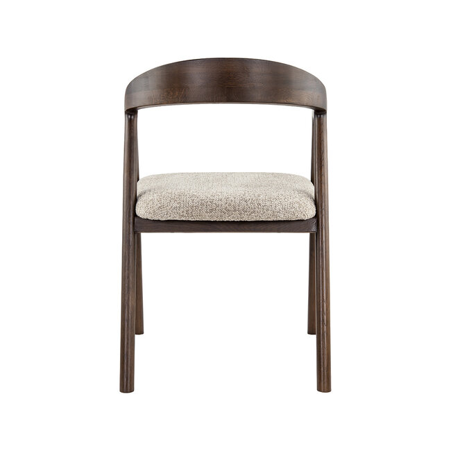 Label51 Eetkamerstoel Lone - Beige - Geweven