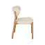Label51 Eetkamerstoel Mika - Naturel - Geweven - Naturel Houtlook Metaal