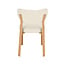 Label51 Eetkamerstoel Mika - Naturel - Geweven - Naturel Houtlook Metaal