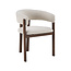 Label51 Eetkamerstoel Osaka - Naturel - Walnoot Houten Frame