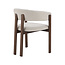 Label51 Eetkamerstoel Osaka - Naturel - Walnoot Houten Frame