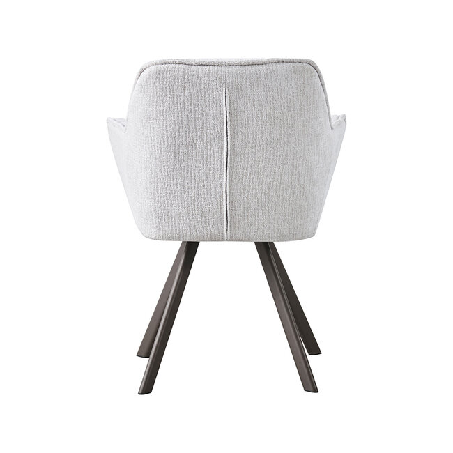 Label51 Eetkamerstoel Riley - Naturel - Brons metaal