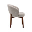 Label51 Eetkamerstoel Sakiko - Beige - Walnoot eikenhout