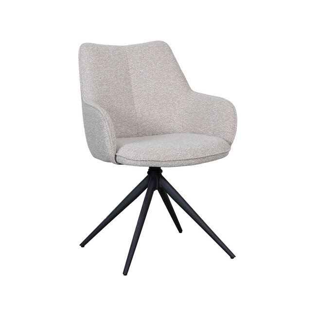 Label51 Eetkamerstoel Sawa - Naturel - Boucle